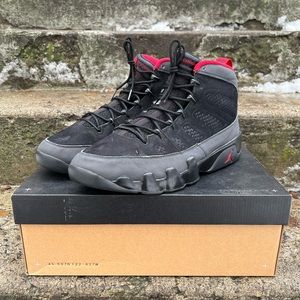 Air Jordan Retro 9 Charcoal Red
